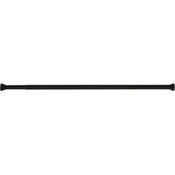 Spirella Douchegordijn stang - uitschuifbaar van 125 naar 220 cm - aluminium - klik en klem systeem - Douchegordijnen