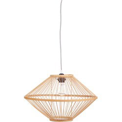 Ufo hanglamp bamboe naturel Ø45cm H28cm