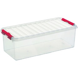 Kunststof stapelbare opbergbak 9,5 liter 48,5 x 19 x 14,7 cm - Opbergbox