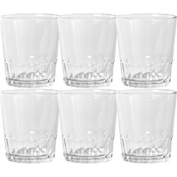 24x Stuks shotglazen/shotjes transparant glas 110 ml 6 cm - Shotglazen