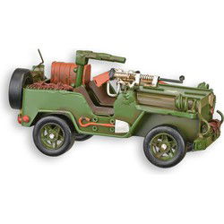 A TIN MODEL OF A WILLYS JEEP
