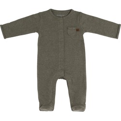Baby's Only Boxpakje met voetjes Melange - Khaki - 68 - 100% ecologisch katoen