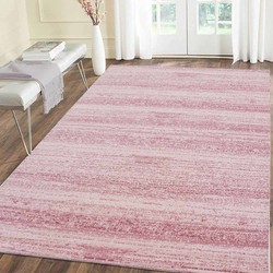 Marlon Modern Roze vloerkleed - Effen Gestreept - 120 X 170 CM