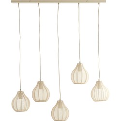 Light&living Hanglamp 5L 100x15x21,5 cm ELATI zand