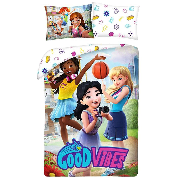 Lego Friends Dekbedovertrek Good Vibes - 