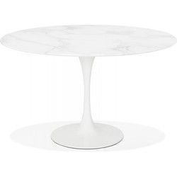 Design eettafel SHADOW 140x140x73 cm Wit
