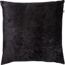 Dutch Decor SKY - Sierkussen velvet 45x45 cm - Raven - zwart - Dutch Decor