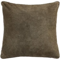 PTMD Sierkussen Suky - 60x8x60 cm - Suede - Groen