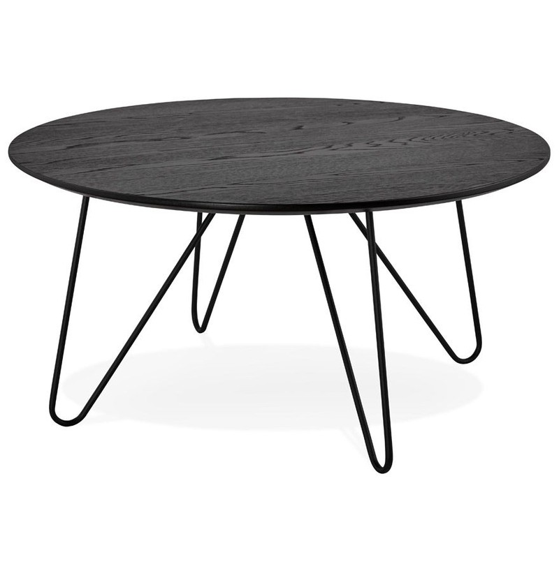 Kokoon Design Lage Tafel Runda Zwart - 