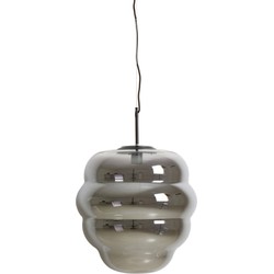 Light and Living hanglamp  - zwart - glas - 2961312