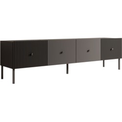 Meubella TV-Meubel Vermont - Antraciet - 180 cm