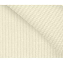 Lanotte® - Amalfi Collectie
 - Dekbedovertrek - Satin Stripe - Créme - 1 Kussensloop 60x70 cm - 140x200/220 cm