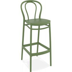 FERDINAND Barkruk 52x45x106 cm Groen