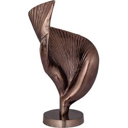 PTMD Deco Object Roweyda - 20x14x42 cm - Aluminium - Brons