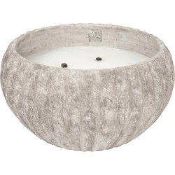 PTMD Kaars Yasmeene - 36x36x20 cm - Cement - Creme