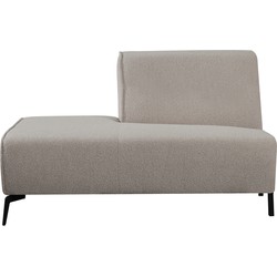 LABEL51 Bank Nero - Naturel - Boucle - Ottomane Links Voorstaand