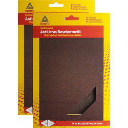 Deltafix Anti-krasvilt -2x A4 knipvel - bruin - 210 x 297 mm - Meubelviltjes