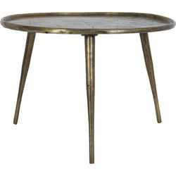 Light&living Bijzettafel Ø59x41 cm BABINA antiek brons