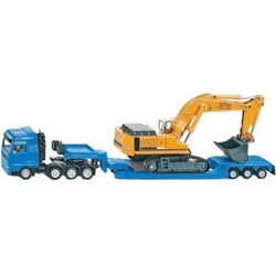 Siku zwaartransport met liebherr graafmachine - 1:87