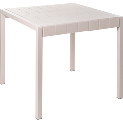 BARTICA - Tuintafel - Beige - 81 x 84 cm - Synthetisch materiaal