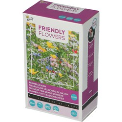 Grow gifts zaden strooidoosje friendly flowers bermmengsel 100 gram