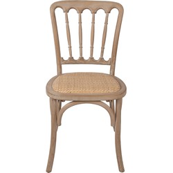 Clayre & Eef Eetkamerstoel 45x46x92 cm Bruin Hout