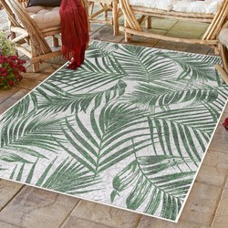 Sunny Outdoor - Binnen en Buiten Vloerkleed -  Groen - Tapijt voor Tuin Terras Balkon- 120x170 CM