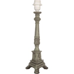 Clayre & Eef Lampenvoet 14x14x42 cm Groen Hout