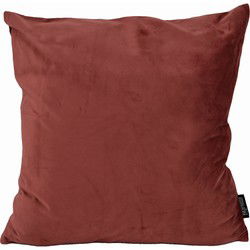 Velvet Kastanje | 45 x 45 cm | Kussenhoes | Polyester