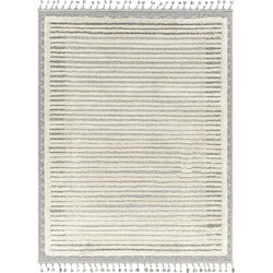 Berber Etnisch Tapijt SABRINA - Beige/Grijs - 167x220 cm