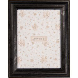 Clayre & Eef Fotolijst 10x15 cm Zwart Houtproduct