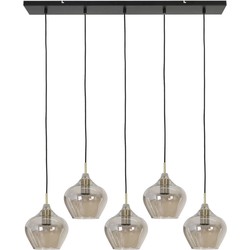 Light and Living hanglamp  - brons - glas - 2937627