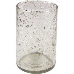 Clayre & Eef Vaas  Ø 10x15 cm Glas Glazen Vaas