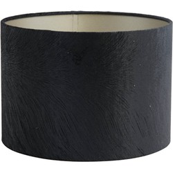 Light & Living - kap - Lubis - zwart - textiel - Ø 40cm - E27 - 2240547