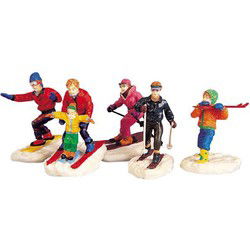 Winter fun figurines