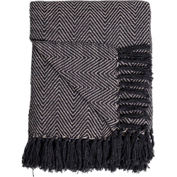 Sander plaid zwart - 160 x 130 cm