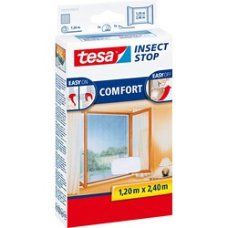 1x Tesa vliegenhor/insectenhor wit 1,2 x 2,4 meter - Vliegengordijnen
