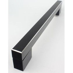 Deurgreep Dennis - zwart - 224 mm - Industrieel - Handgreep - Kastgreep - Ladegreep