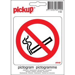 Pictogram 10x10cm Verboden te roken