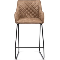 Riviera Maison Frisco Drive Counter Stool, pellini, camel