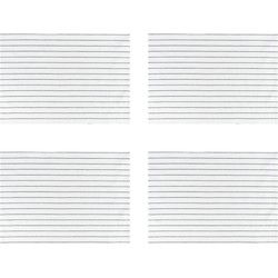 Krumble Theedoek met streeppatroon - Wit - Set van 4