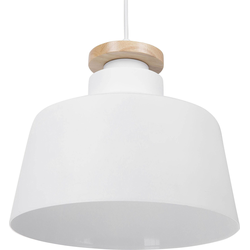 Beliani DANUBE - Hanglamp-Wit-Aluminium