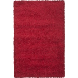 Safavieh Shaggy Indoor Woven Area Rug, California Shag Collection, SG151, in Red, 122 X 183 cm