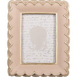 Clayre & Eef Fotolijst 6x9 cm Roze Kunststof
