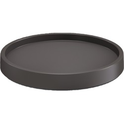 Prosperplast Plantenonderzetter - rond - 26 cm - antraciet - Planten onderzetter