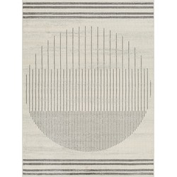 Modern Scandinavisch Tapijt ENSO - Beige/Grijs - 200x275 cm