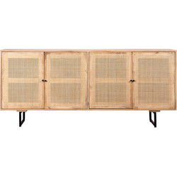 Lewis & Loft Dressoir Lucas – Met 4 deuren – FSC® mangohout