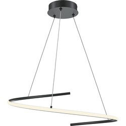 Maytoni - Hanglamp Curve - Zwart - Ø60