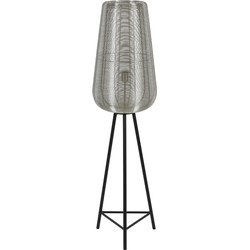 Light&living Vloerlamp driepoot Ø37x135 cm ADETA nikkel