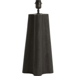 Light&living Lampvoet 15x15x40 cm NAVELLI hout mat zwart